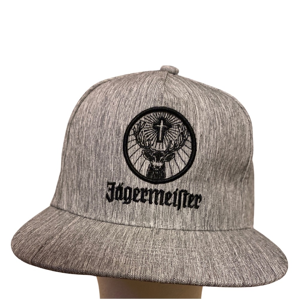 Jäegermeister SnapBack hat logo grey black